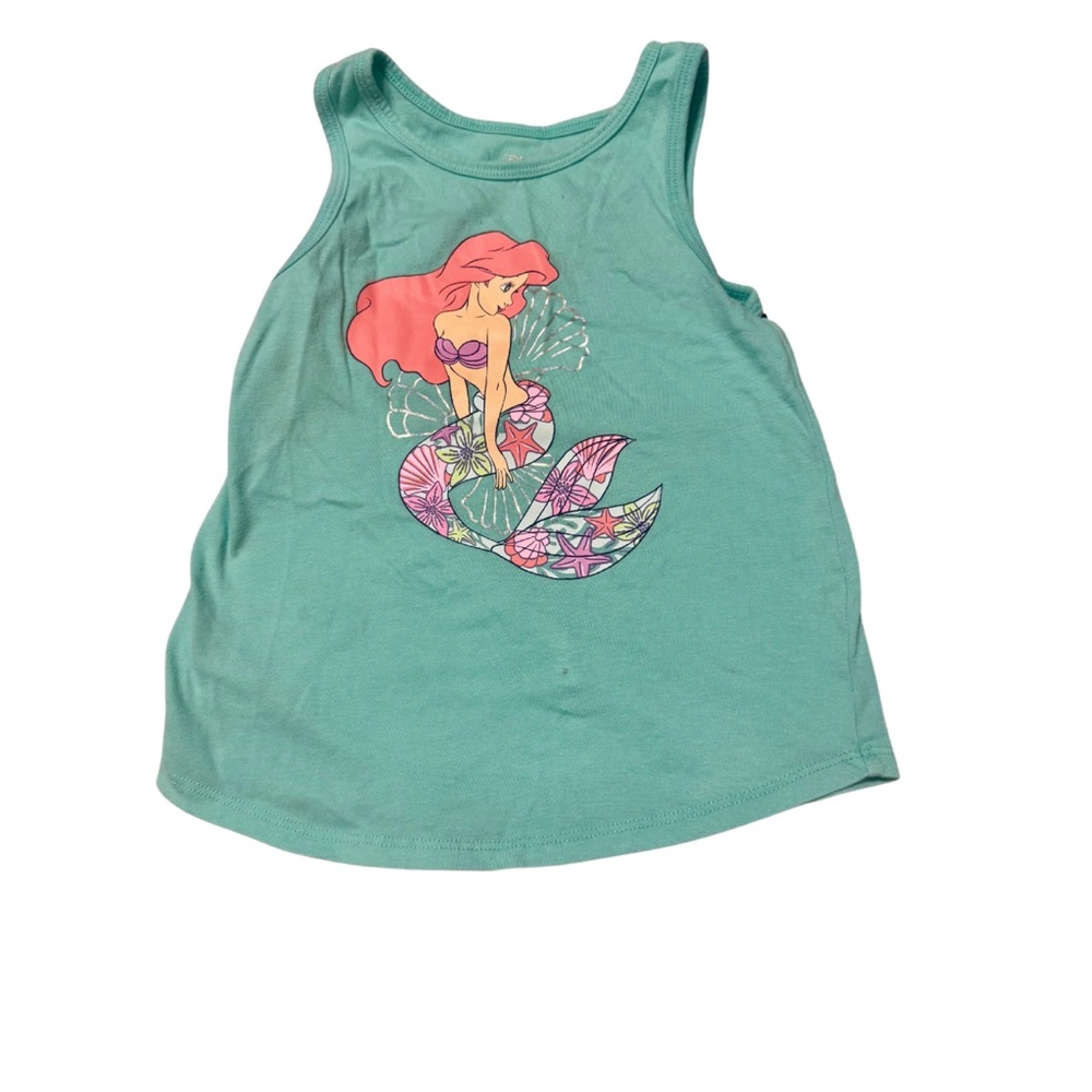 Disney Ariel Kids Tank Top - Teal and Pink